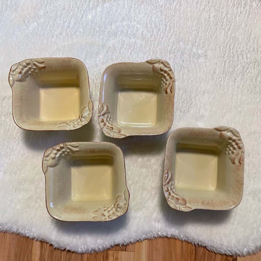 Set of 4 Casafina baker dishes